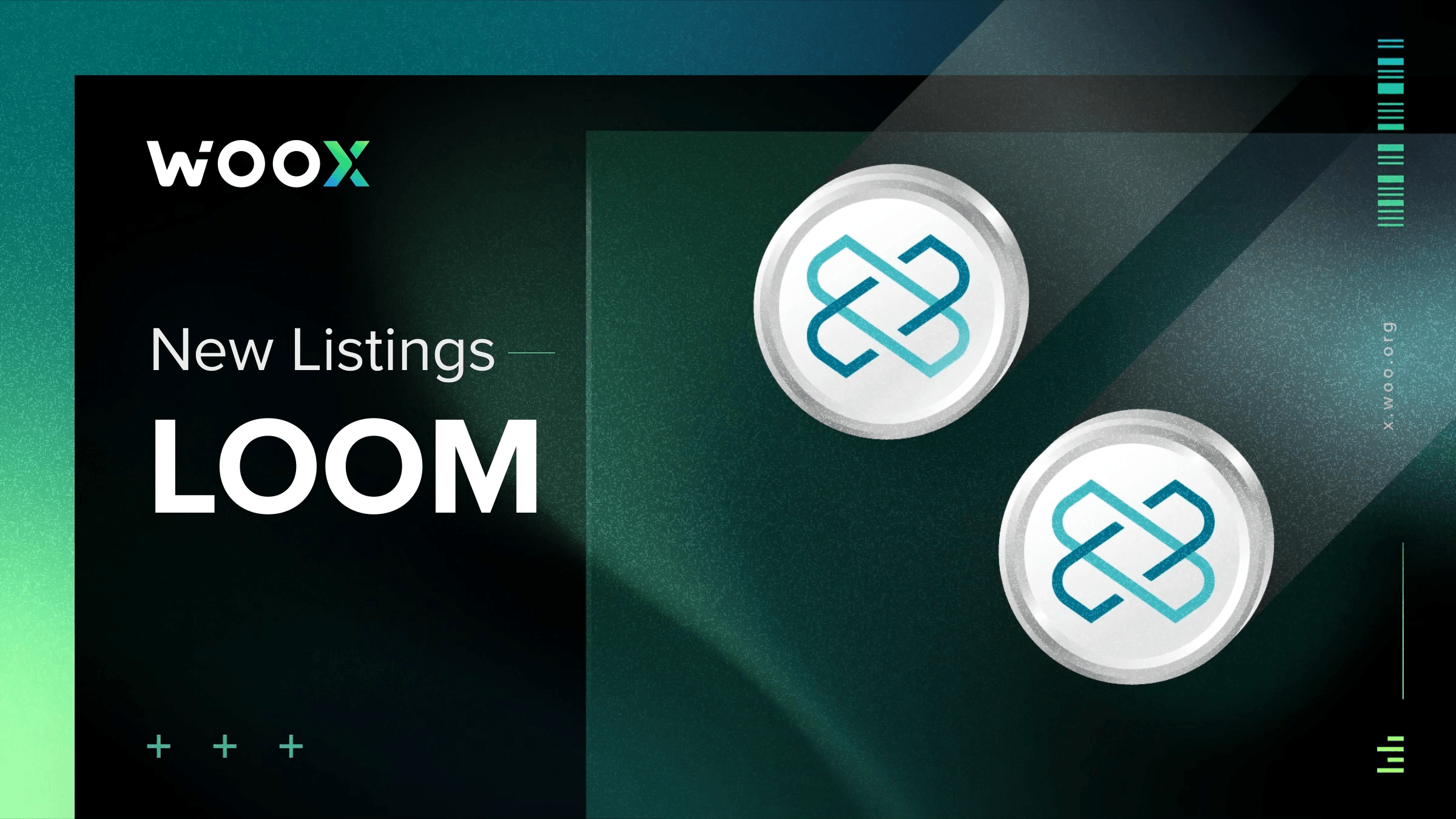 WOO X lists LOOM Network