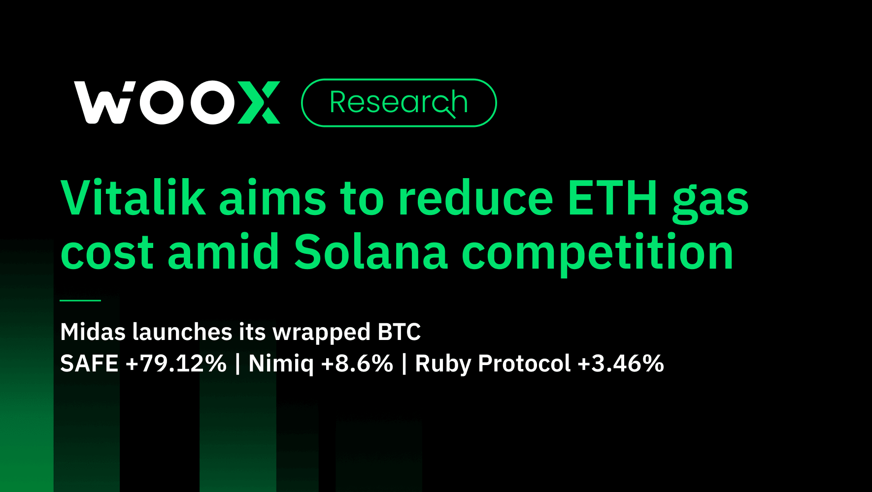 Vitalik aims to reduce gas costs amid competition with Solana