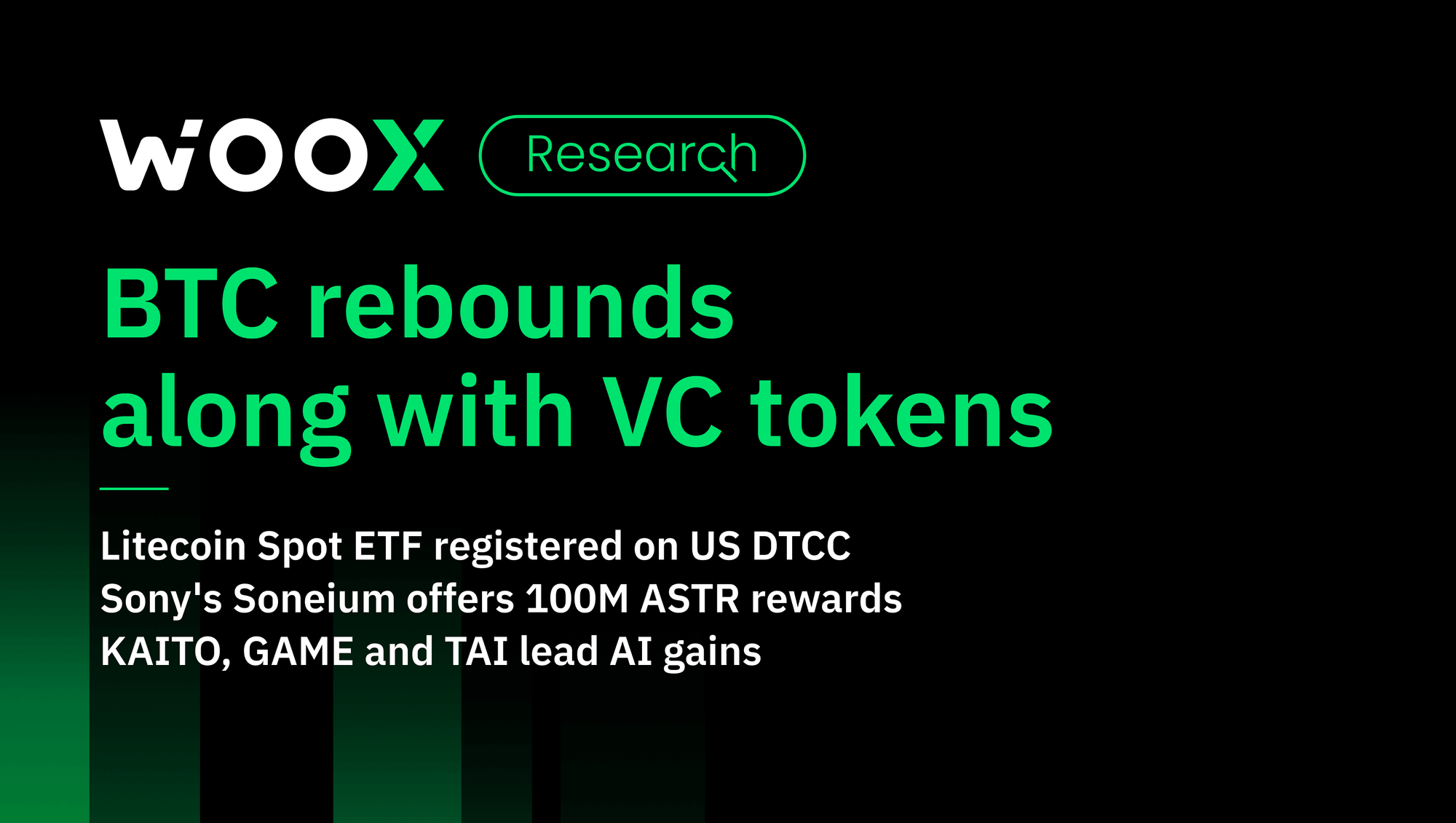 BTC rebounds along with VC tokens