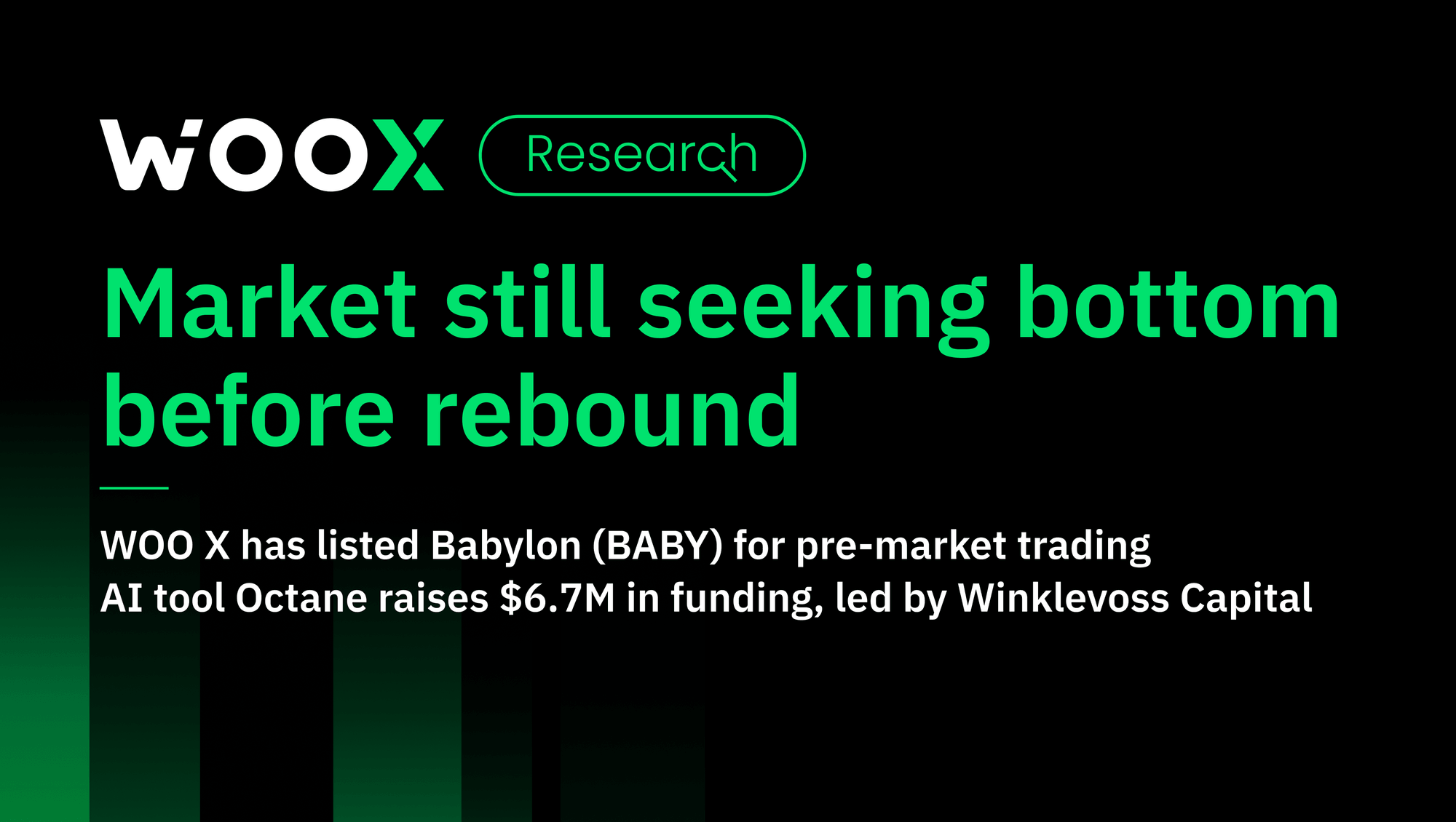 Market still seeking bottom before rebound