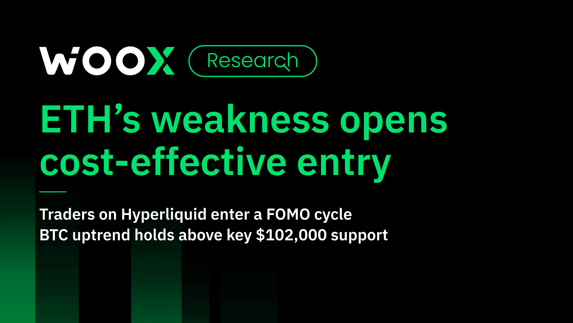 ETH's weakness opens cost-effective entry