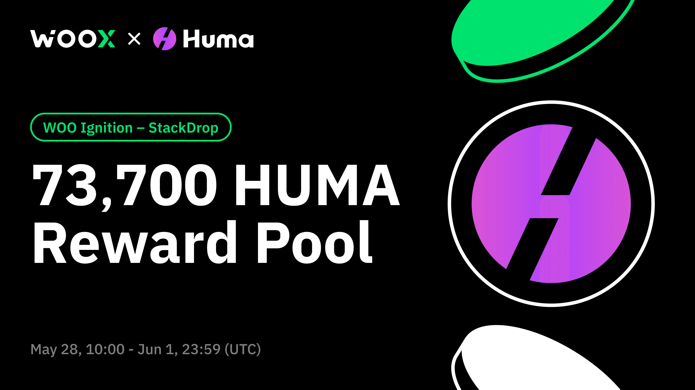 WOO Ignition: Huma Finance (HUMA) StackDrop - Earn Airdrops with WOO X