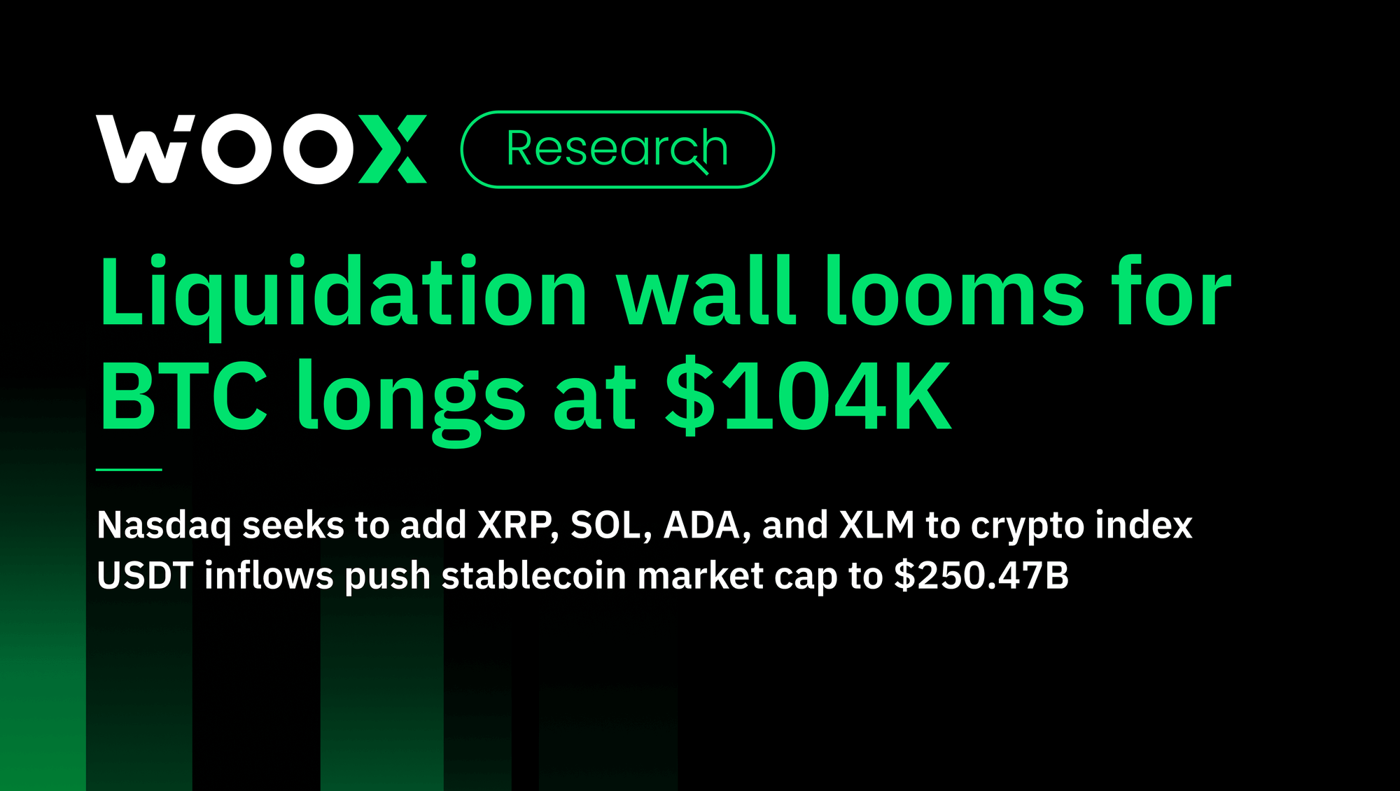 Liquidation wall looms for BTC longs at $104K